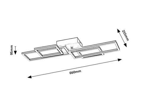 PLAFONIERA LED  QUINCE 1X40W 4000K [2]
