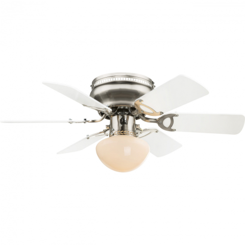 ■ ILUMINAT DE INTERIOR - LUSTRA VENTILATOR UGO ALB 1X60W