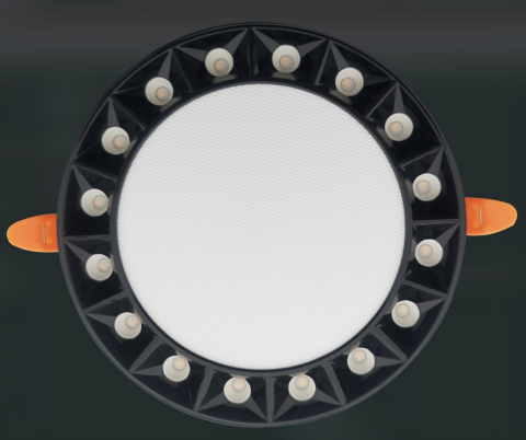 SPOTURI INCASTRATE - SPOT LED INCASTRAT 1X5W NEGRU