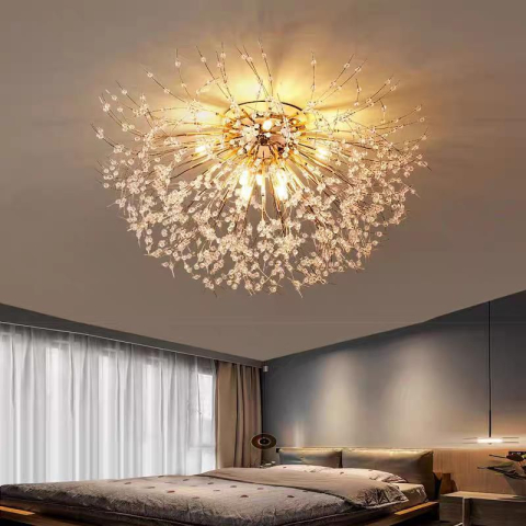 ■ ILUMINAT DE INTERIOR - PLAFONIERA CRISTAL 9XG9 AURIE D600