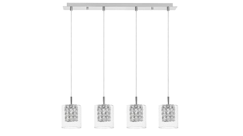 CANDELABRE CRISTAL & PENDULE - PENDUL CRISTAL DUCHESS 4X40W G9