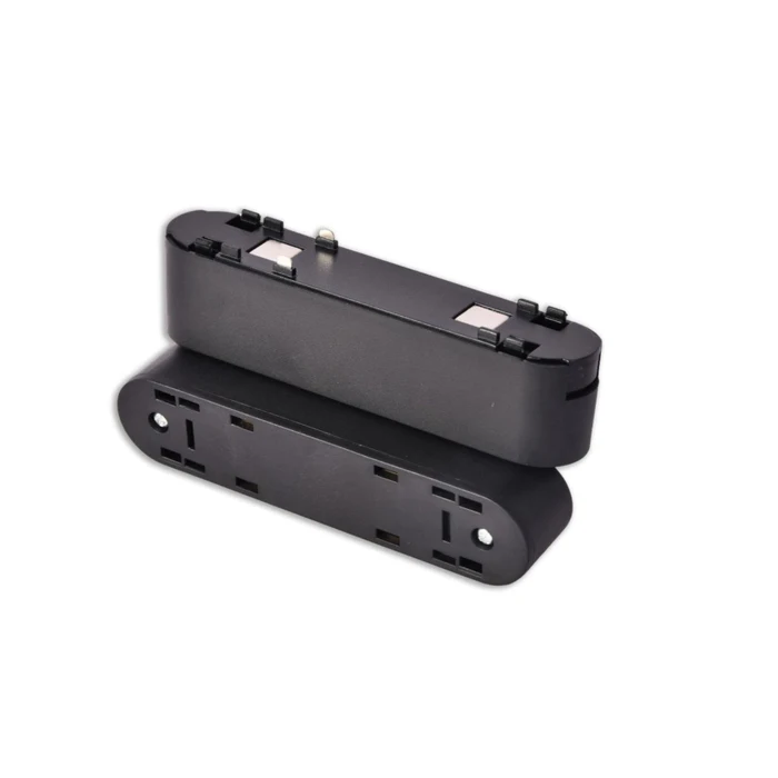 ■ ILUMINAT DE INTERIOR - Accesoriu reglabil pentru sina magnetica 2circuite S-MBK negru 48v