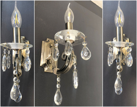APLICE CRISTAL - APLICA CRISTAL AUR SATINAT 1XE14