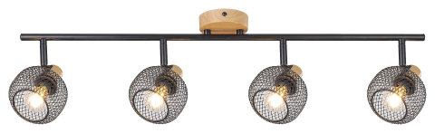 PLAFONIERE VINTAGE - SPOT GRENDEL 4X40W E14