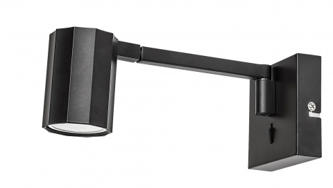 APLICE MODERNE - APLICA KARTER 1X5W GU10 NEGRU