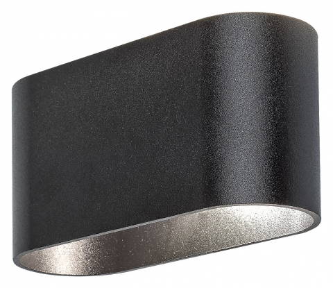 ■  ILUMINAT DE EXTERIOR - APLICA KAUNAS 1X10W G9 NEGRU OVAL