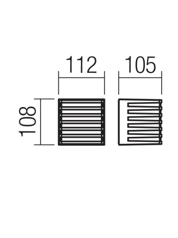 APLICA LED BLAZE GRI DE EXTERIOR 1X12W 3000K [1]