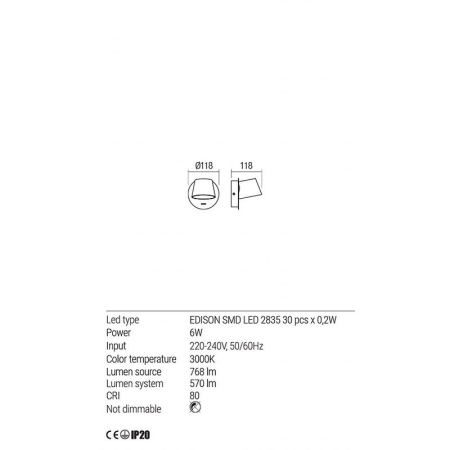 APLICA LED REDO SHAKER 01-1739 [1]