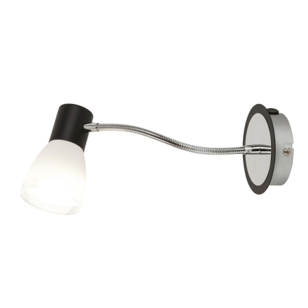 APLICE MODERNE - APLICA  ATI 5975 NEGRU ALB E14 1X15W 26X16.5X11CM