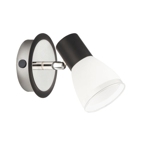 APLICE MODERNE - APLICA  ATI 5976 NEGRU ALB E14 1X15W 16.5X13X11CM