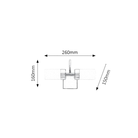 APLICA  BETTY 5714 CROM ALB LED 8W [1]