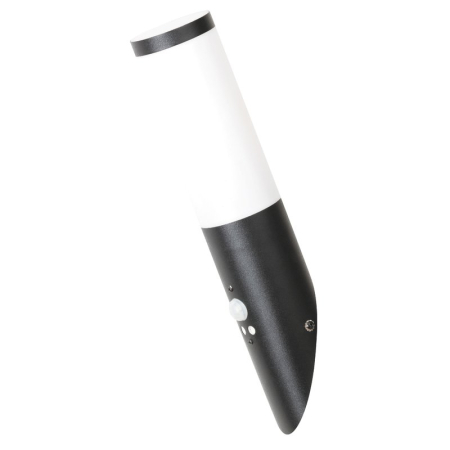 APLICE EXTERIOR - APLICA  BLACK TORCH APLICA CU SENZOR NEGRU MAT E27 1X25W 73X365X180
