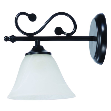 ■ CORPURI DE ILUMINAT - APLICA DOROTHEA 7771 NEGRU MAT ALB E14 1X40W 170X210MM