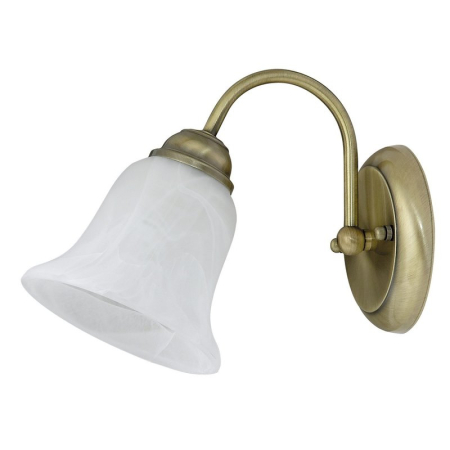 ■ ILUMINAT DE INTERIOR - Aplica  Francesca 7371 cu brate bronz  E14 1X40W IP20