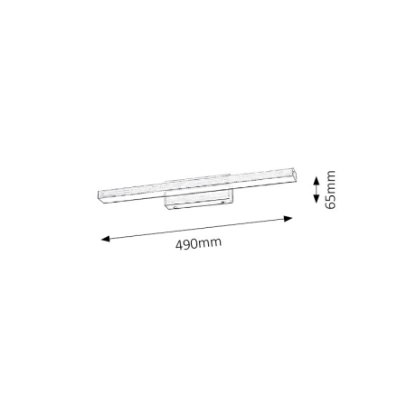 APLICA JOHN 5721 BRONZ ALB LED 12W [1]