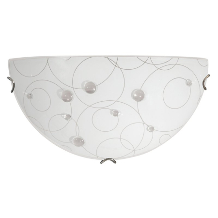 ■ ILUMINAT DE INTERIOR - Aplica R. Jolly 1960 UFO alb  E27 1X60W IP20