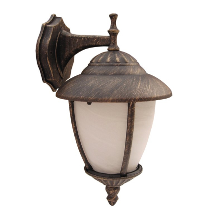 ■ CORPURI DE ILUMINAT - APLICA RABALUX MADRID 8476 DE EXTERIOR AURIU ANTIC ALB E27 1X60W 200X370MM