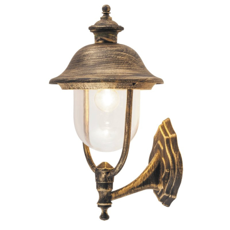 ■  ILUMINAT DE EXTERIOR - APLICA NEW YORK  AURIU ANTIC TRANSPARENT E27 1X100W 24.8X49.2X25.7CM
