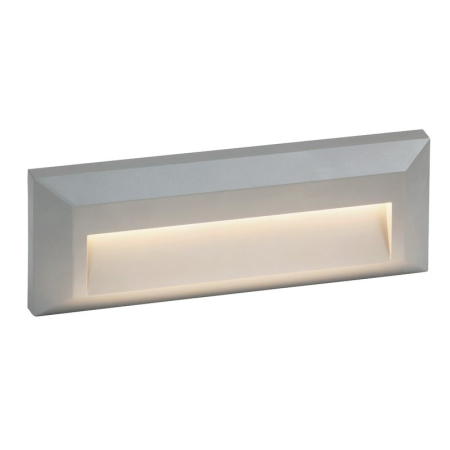 ■  ILUMINAT DE EXTERIOR - APLICA  PUEBLO 8011 PENTRU ILUMINAT EXTERIOR GRI ALB LED 1.6W 23X2.7X8CM