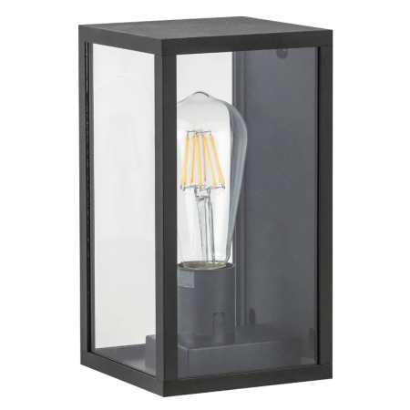 APLICE EXTERIOR - APLICA TOPEKA 8140 DE EXTERIOR TRANSPARENT E27 1X60W 22X12X12CM