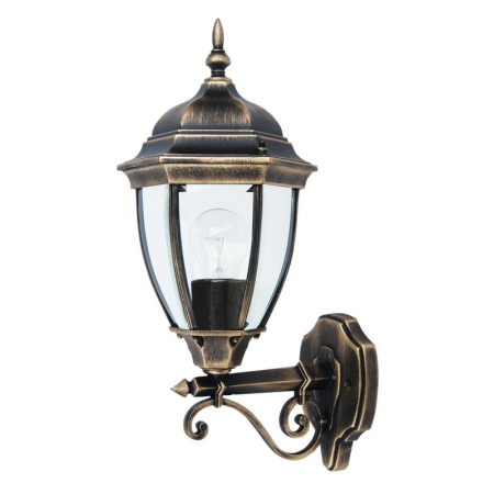 ■ CORPURI DE ILUMINAT - APLICA RABALUX TORONTO 8382 DE EXTERIOR AURIU ANTIC E27 1X100W D205X490MM