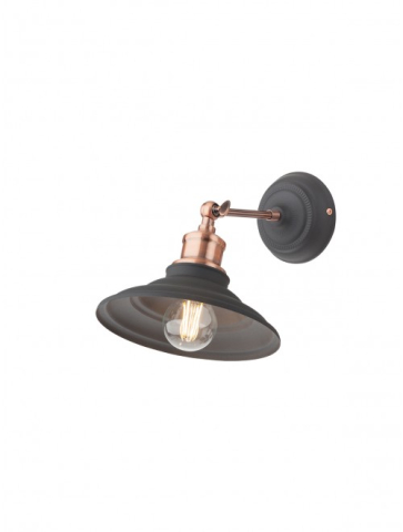 ■ ILUMINAT DE INTERIOR - APLICA SPINNER 1XE27 BK +AURIU