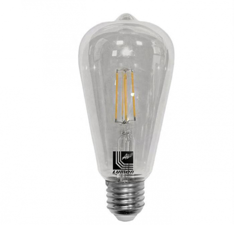 ■  CONSUMABILE - Bec decorativ CLAR cu LED COG 1X6W(78w) 2800k