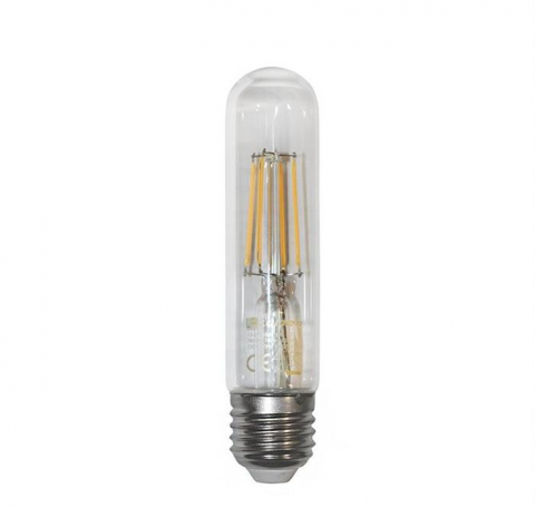 ■  CONSUMABILE - Bec decorativ " tub" transparent cu LED COG 1x6w(78w) e27 lc
