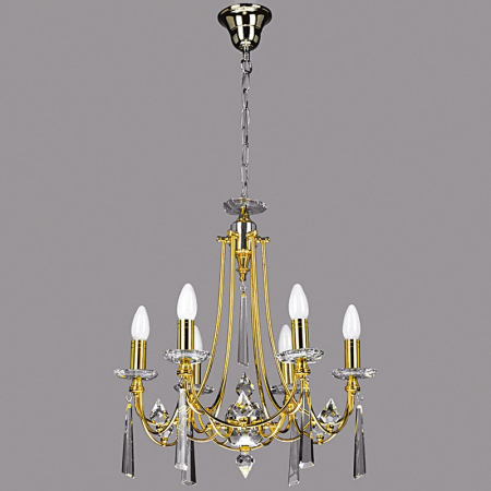 ■ CORPURI DE ILUMINAT - Candelabru Clasic Bussy Prenses 0201-58-06 6X40W E14