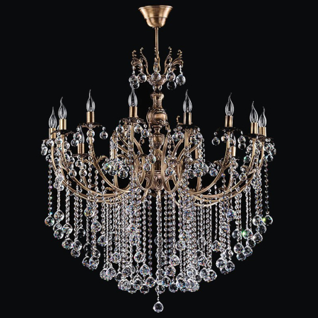 ■ CORPURI DE ILUMINAT - Candelabru Cristal Bussy Tila 0158-52-15Tz 15X40W E14