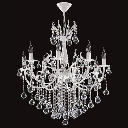 ■ CORPURI DE ILUMINAT - Candelabru Cristal Bussy Tila 0158-55-08Z 8X40W E14