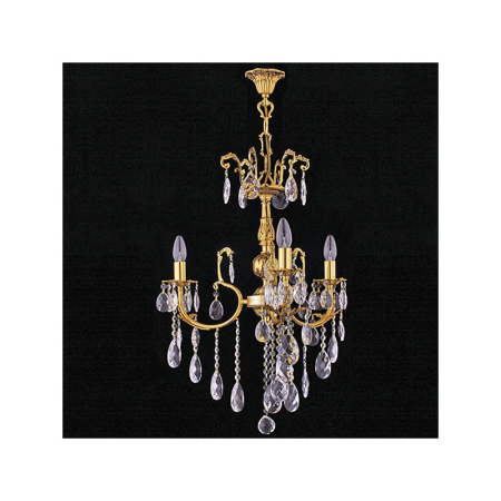 CANDELABRE CRISTAL & PENDULE - Candelabru Cristal Bussy Tila 0158-58-03 3X40W E14