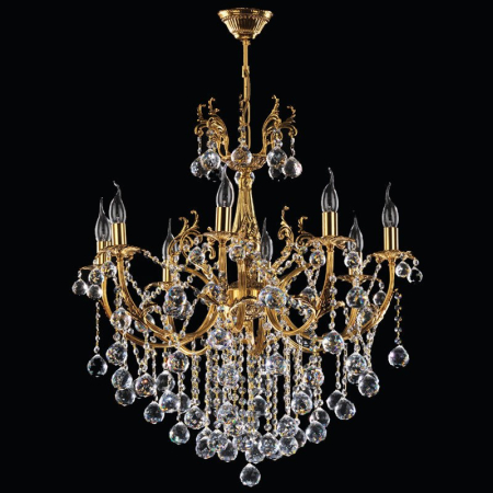 ■ CORPURI DE ILUMINAT - Candelabru Cristal Bussy Tila 0158-58-08Z 8X40W E14