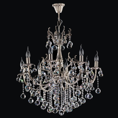 ■ CORPURI DE ILUMINAT - Candelabru Cristal Bussy Tila 0158-59-08Z 8X40W E14