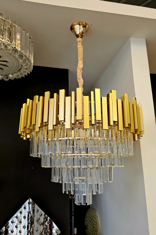 Candelabru modern de cristal K9 - 30cm; 40cm; 50cm; gold [2]