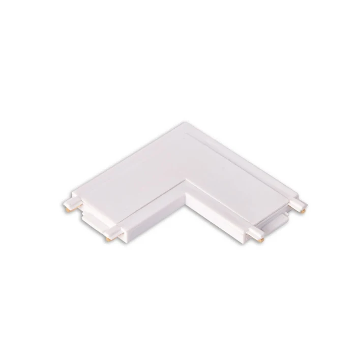 MINI SPOTURI MAGNETICE & ACCESORII - Conector in L Track Light 90 de grade, pentru sina magnetica, 48V alb
