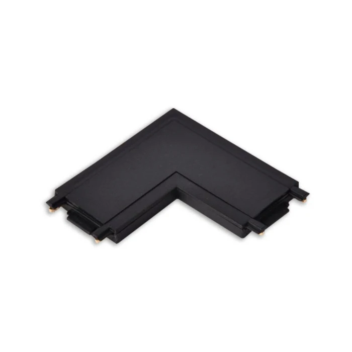 MINI SPOTURI MAGNETICE & ACCESORII - Conector in L Track Light 90 de grade, pentru sina magnetica, 48V negru