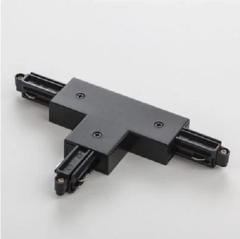 ■  ILUMINAT TEHNIC - CONECTOR SI ALIMENTATOR T MINITRAK DREAPTA BK