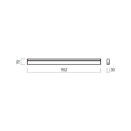 CORP LED XMIRO 14W 3000K IP44 ALB MAT ARELUX [3]
