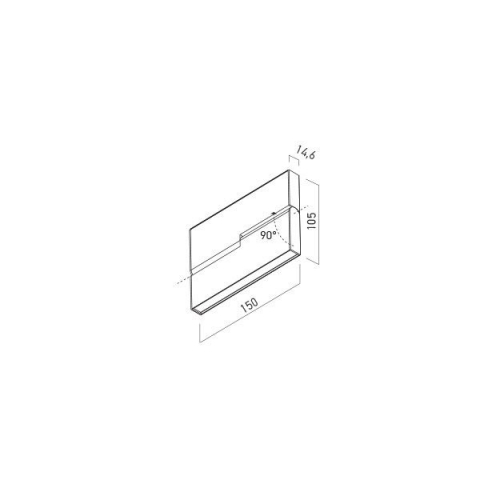 CORP LINIAR XTRIM NEGRU 1X5.2W 48VDC 2700K [1]
