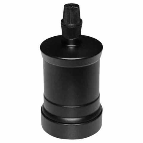 ACCESORII & CABLU VINTAGE - DULIE DECORATIVA ALUMINIU E27 NEGRU 16-162661