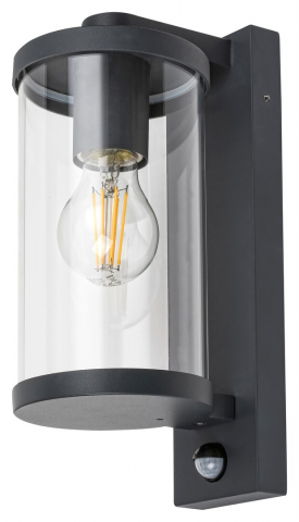 ■  ILUMINAT DE EXTERIOR - FELINAR APLICA SILISTRA 1X60W E27 CU SENZOR