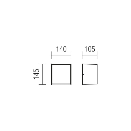 FELINAR LED VARY 2x10W maro IP54 [1]