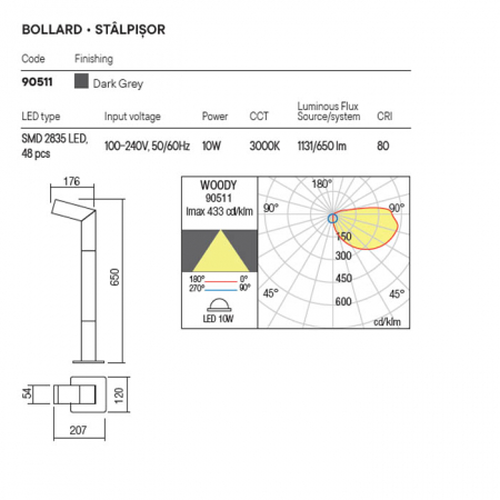FELINAR RED. WOODY LED 10W IP54 LC [1]