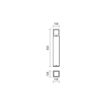 FELINAR REDO BRICK 9644 E27 1X23W DG IP54 ST. H65 [1]