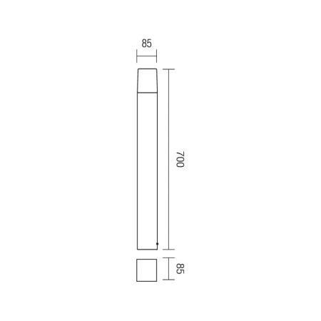 FELINAR TOGO 9267 E27 1X15W IP44 ST. H70 [2]