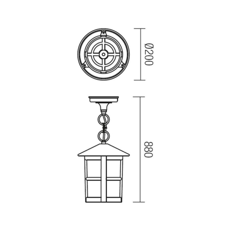 FELINAR SUSPENSIE  BARI E27 1X42W 220V [1]