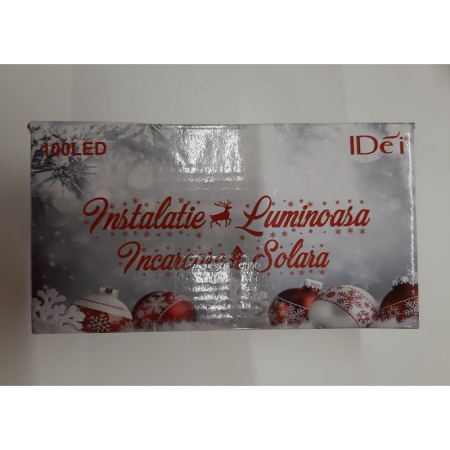 INSTALATIE SOLARA 100 LED LUMINA RECE [2]