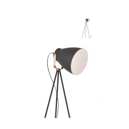 ■ CORPURI DE ILUMINAT - LAMPADAR  ARNE - 1X42W; E27; NEGRU