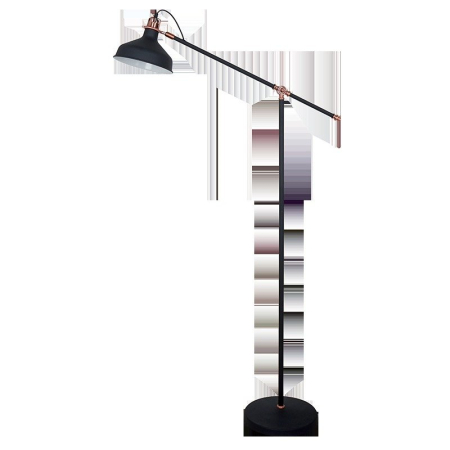 LAMPADAR  JOHN 955JOHN1F/BK 1X40W E27 NEGRU H1500 [1]